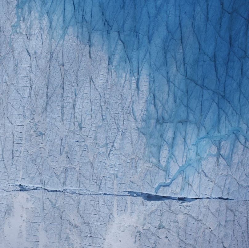 Lake drainage from UAV